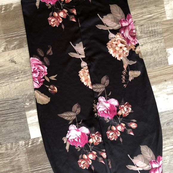 GUC SHEIN Midi Bodycon Cami Floral Print Dress - Picture 5 of 14